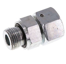 16S y G1/2'' Acero Zincado Giratorio Recto con Rosca Macho 400 bar Junta tórica de NBR Cono de Sellado Ajustable ISO 8434-1