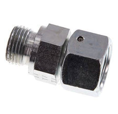 16S y G1/2'' Acero Zincado Giratorio Recto con Rosca Macho 400 bar Junta tórica de NBR Cono de Sellado Ajustable ISO 8434-1