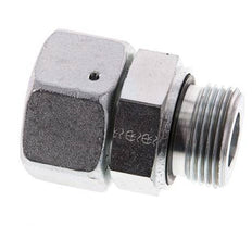 25S & G1'' Acero zincado Rótula recta con rosca macho 400 bar Junta tórica de NBR Cono de estanquidad Ajustable ISO 8434-1