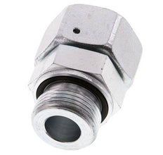 25S & G1'' Acero zincado Rótula recta con rosca macho 400 bar Junta tórica de NBR Cono de estanquidad Ajustable ISO 8434-1