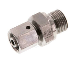 8L y G3/8'' Acero Inoxidable Giratorio Recto con Rosca Macho 315 bar FKM O-ring Cone Sealing Adjustable ISO 8434-1