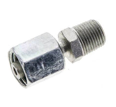 6L y 1/8'' NPT Acero zincado Rótula recta con rosca macho 315 bar Ajustable ISO 8434-1