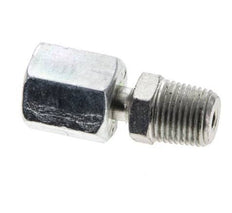 6L y 1/8'' NPT Acero zincado Rótula recta con rosca macho 315 bar Ajustable ISO 8434-1