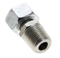 15L y 1/2'' NPT Acero Zincado Rótula Recta con Rosca Macho 315 bar Ajustable ISO 8434-1