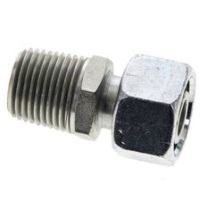 15L y 1/2'' NPT Acero Zincado Rótula Recta con Rosca Macho 315 bar Ajustable ISO 8434-1