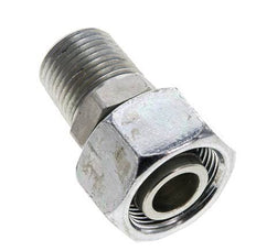 18L & 1/2'' NPT Acero Zincado Rótula Recta con Rosca Macho 315 bar Ajustable ISO 8434-1