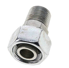 18L & 1/2'' NPT Acero Zincado Rótula Recta con Rosca Macho 315 bar Ajustable ISO 8434-1