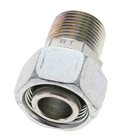22L y 3/4'' NPT Rectas de acero galvanizado con rosca macho 160 bar Ajustable ISO 8434-1