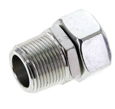 28L y 1'' NPT Acero Zincado Giratorio Recto con Rosca Macho 160 bar Ajustable ISO 8434-1