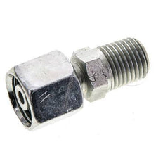 8S & 1/4'' NPT Acero Zincado Rótula Recta con Rosca Macho 630 bar Ajustable ISO 8434-1