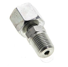 8S & 1/4'' NPT Acero Zincado Rótula Recta con Rosca Macho 630 bar Ajustable ISO 8434-1
