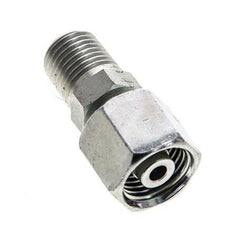 8S & 1/4'' NPT Acero Zincado Rótula Recta con Rosca Macho 630 bar Ajustable ISO 8434-1
