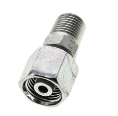 8S & 1/4'' NPT Acero Zincado Rótula Recta con Rosca Macho 630 bar Ajustable ISO 8434-1