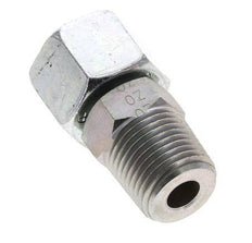 14S y 1/2'' NPT Rectas de acero galvanizado con rosca macho 630 bar Ajustable ISO 8434-1
