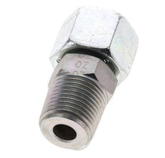 14S y 1/2'' NPT Rectas de acero galvanizado con rosca macho 630 bar Ajustable ISO 8434-1