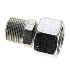 20S y 3/4'' NPT Rectas de acero galvanizado con rosca macho 400 bar Ajustable ISO 8434-1