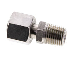 10L y 1/4'' NPT Rótula recta de acero inoxidable con rosca macho 315 bar Ajustable ISO 8434-1