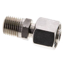 10L y 1/4'' NPT Rótula recta de acero inoxidable con rosca macho 315 bar Ajustable ISO 8434-1