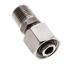 10L y 1/4'' NPT Rótula recta de acero inoxidable con rosca macho 315 bar Ajustable ISO 8434-1