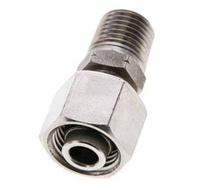 10L y 1/4'' NPT Rótula recta de acero inoxidable con rosca macho 315 bar Ajustable ISO 8434-1