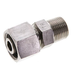 12S y 3/8'' NPT Eslabón giratorio recto de acero inoxidable con rosca macho 630 bar Ajustable ISO 8434-1