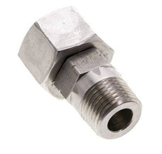 16S y 1/2'' NPT Rótula recta de acero inoxidable con rosca macho 400 bar Ajustable ISO 8434-1