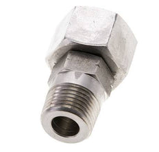 16S y 1/2'' NPT Rótula recta de acero inoxidable con rosca macho 400 bar Ajustable ISO 8434-1