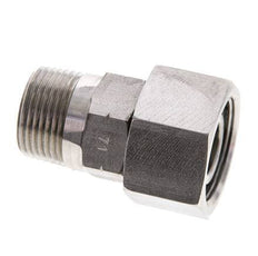 20S y 3/4'' NPT Rectas de acero inoxidable con rosca macho 400 bar Junta tórica de FKM Cono de sellado ajustable ISO 8434-1