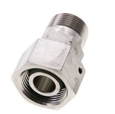 20S y 3/4'' NPT Rectas de acero inoxidable con rosca macho 400 bar Junta tórica de FKM Cono de sellado ajustable ISO 8434-1