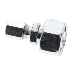 6L & 15L Zink plated Steel Straight Cutting Fitting with Swivel 315 bar ISO 8434-1 [2 Pieces]