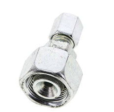 6L & 15L Zink plated Steel Straight Cutting Fitting with Swivel 315 bar ISO 8434-1 [2 Pieces]