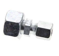 8L & 15L Zink plated Steel Straight Cutting Fitting with Swivel 315 bar ISO 8434-1 [2 Pieces]