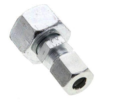 8L & 15L Zink plated Steel Straight Cutting Fitting with Swivel 315 bar ISO 8434-1 [2 Pieces]