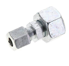 8L & 15L Zink plated Steel Straight Cutting Fitting with Swivel 315 bar ISO 8434-1 [2 Pieces]