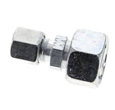 8L & 15L Zink plated Steel Straight Cutting Fitting with Swivel 315 bar ISO 8434-1 [2 Pieces]
