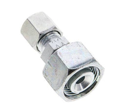 8L & 15L Zink plated Steel Straight Cutting Fitting with Swivel 315 bar ISO 8434-1 [2 Pieces]
