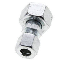 10L & 15L Zink plated Steel Straight Cutting Fitting with Swivel 315 bar ISO 8434-1 [2 Pieces]
