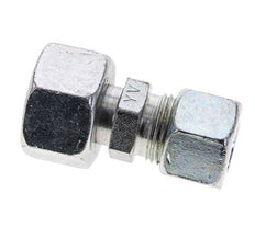 12L & 15L Zink plated Steel Straight Cutting Fitting with Swivel 315 bar ISO 8434-1 [2 Pieces]