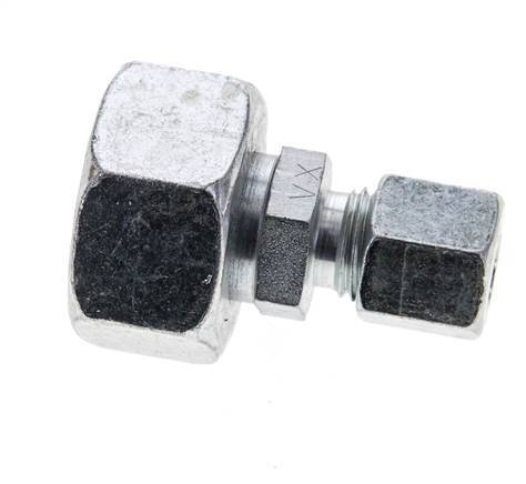 8L & 18L Zink plated Steel Straight Cutting Fitting with Swivel 315 bar ISO 8434-1
