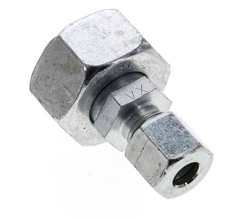 8L & 18L Zink plated Steel Straight Cutting Fitting with Swivel 315 bar ISO 8434-1