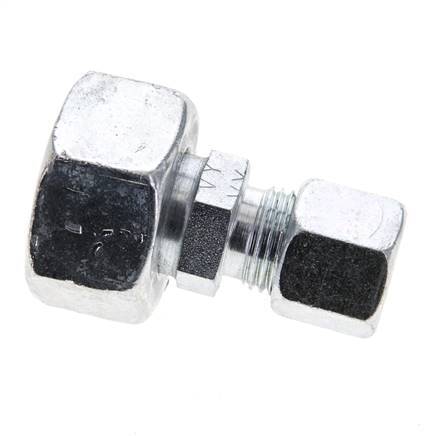 10L & 18L Zink plated Steel Straight Cutting Fitting with Swivel 315 bar ISO 8434-1