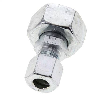10L & 18L Zink plated Steel Straight Cutting Fitting with Swivel 315 bar ISO 8434-1