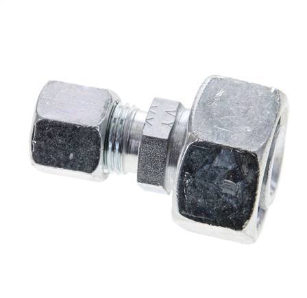 10L & 18L Zink plated Steel Straight Cutting Fitting with Swivel 315 bar ISO 8434-1