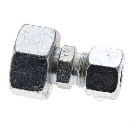 12L & 18L Zink plated Steel Straight Cutting Fitting with Swivel 315 bar ISO 8434-1