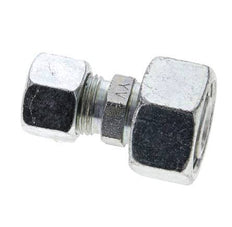 12L & 18L Zink plated Steel Straight Cutting Fitting with Swivel 315 bar ISO 8434-1