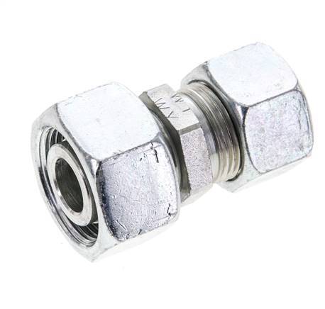 15L & 18L Zink plated Steel Straight Cutting Fitting with Swivel 315 bar ISO 8434-1