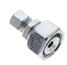 10L & 22L Zink plated Steel Straight Cutting Fitting with Swivel 160 bar ISO 8434-1