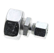 10L & 22L Zink plated Steel Straight Cutting Fitting with Swivel 160 bar ISO 8434-1
