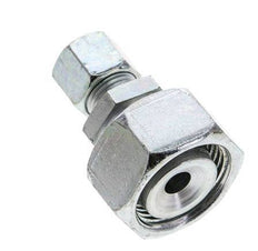10L & 22L Zink plated Steel Straight Cutting Fitting with Swivel 160 bar ISO 8434-1