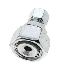 10L & 22L Zink plated Steel Straight Cutting Fitting with Swivel 160 bar ISO 8434-1